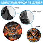 Personalised Wests Tigers City Of Rugby Spare Tire Cover Sydney City Skyline Illustration Sport Fan