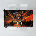 Personalised Wests Tigers City Of Rugby Tablecloth Sydney City Skyline Illustration Sport Fan