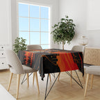 Personalised Wests Tigers City Of Rugby Tablecloth Sydney City Skyline Illustration Sport Fan