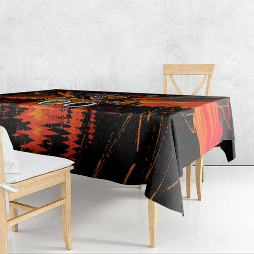 Personalised Wests Tigers City Of Rugby Tablecloth Sydney City Skyline Illustration Sport Fan