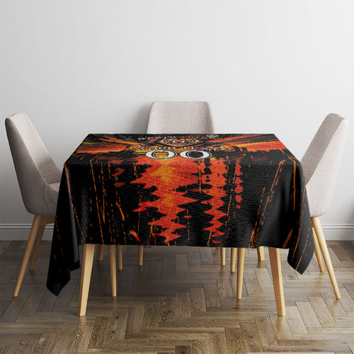 Personalised Wests Tigers City Of Rugby Tablecloth Sydney City Skyline Illustration Sport Fan