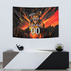 Personalised Wests Tigers City Of Rugby Tapestry Sydney City Skyline Illustration Sport Fan