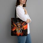 Personalised Wests Tigers City Of Rugby Tote Bag Sydney City Skyline Illustration Sport Fan