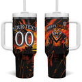 Personalised Wests Tigers City Of Rugby Tumbler With Handle Sydney City Skyline Illustration Sport Fan