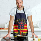 Personalised Adelaide Crows City Of Football Team Apron Adelaide City Skyline Illustration Sport Fan