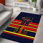 Personalised Adelaide Crows City Of Football Team Area Rug Adelaide City Skyline Illustration Sport Fan