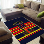 Personalised Adelaide Crows City Of Football Team Area Rug Adelaide City Skyline Illustration Sport Fan