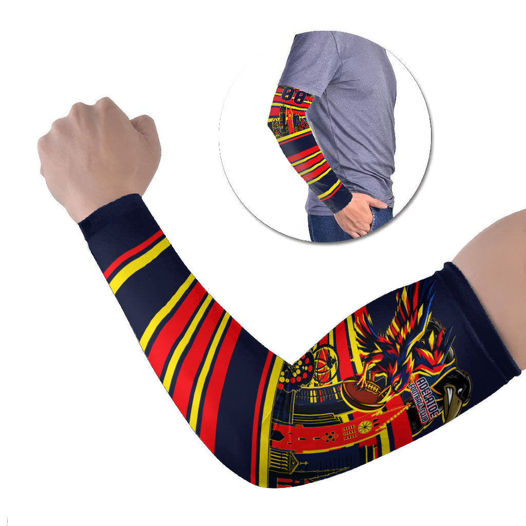 Personalised Adelaide Crows City Of Football Team Arm Sleeves Adelaide City Skyline Illustration Sport Fan