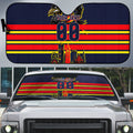 Personalised Adelaide Crows City Of Football Team Auto Sun Shade Adelaide City Skyline Illustration Sport Fan