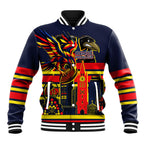 Personalised Adelaide Crows City Of Football Team Baseball Jacket Adelaide City Skyline Illustration Sport Fan