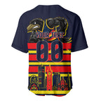 Personalised Adelaide Crows City Of Football Team Baseball Jersey Adelaide City Skyline Illustration Sport Fan