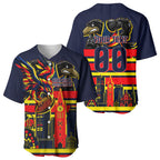 Personalised Adelaide Crows City Of Football Team Baseball Jersey Adelaide City Skyline Illustration Sport Fan