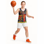 Personalised Adelaide Crows City Of Football Team Basketball Jersey Adelaide City Skyline Illustration Sport Fan