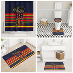 Personalised Adelaide Crows City Of Football Team Bathroom Set Adelaide City Skyline Illustration Sport Fan