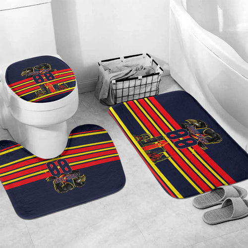 Personalised Adelaide Crows City Of Football Team Bathroom Set Adelaide City Skyline Illustration Sport Fan