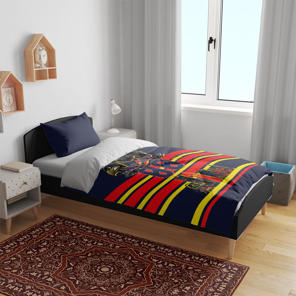 Personalised Adelaide Crows City Of Football Team Bedding Set Adelaide City Skyline Illustration Sport Fan