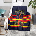 Personalised Adelaide Crows City Of Football Team Blanket Adelaide City Skyline Illustration Sport Fan