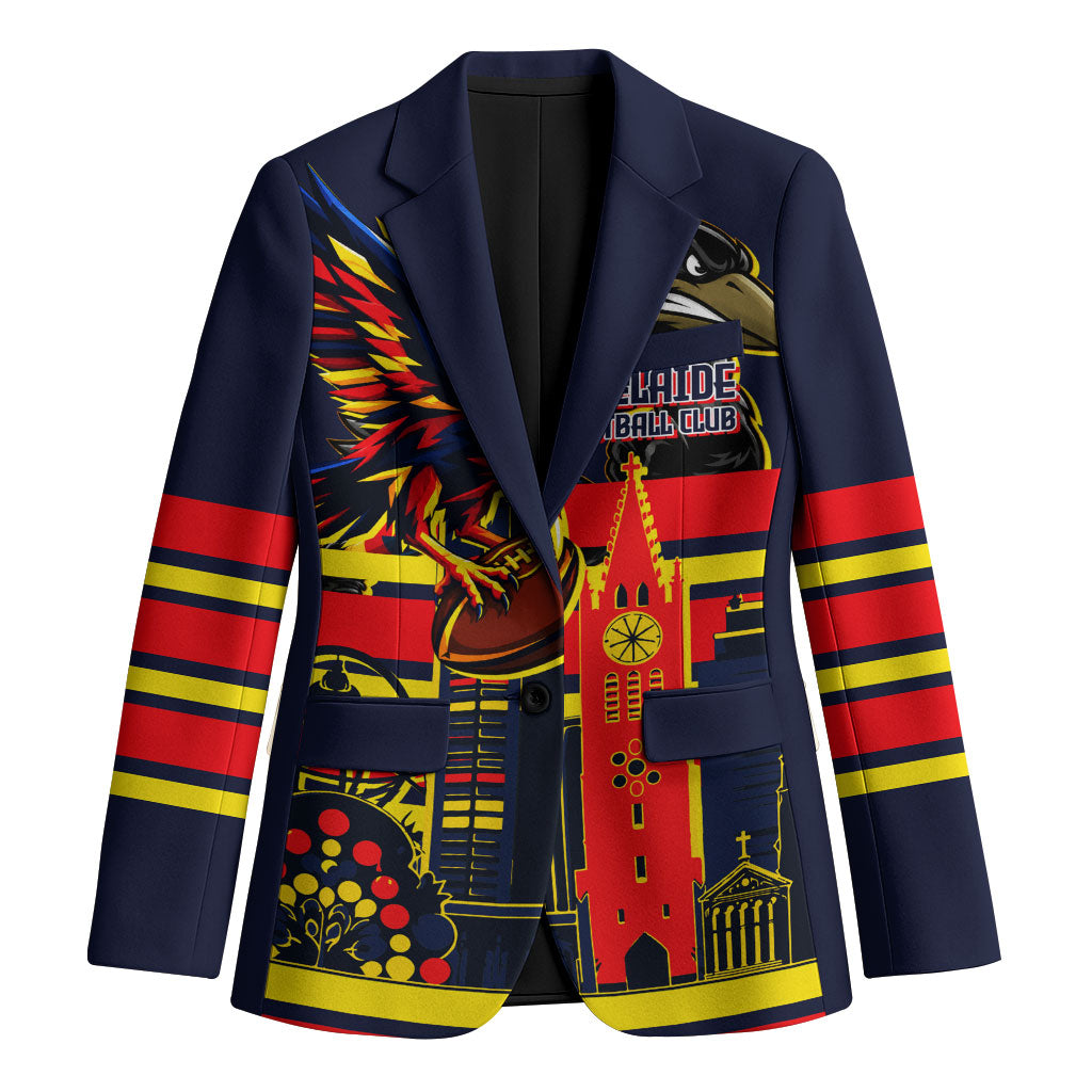 Personalised Adelaide Crows City Of Football Team Blazer Adelaide City Skyline Illustration Sport Fan
