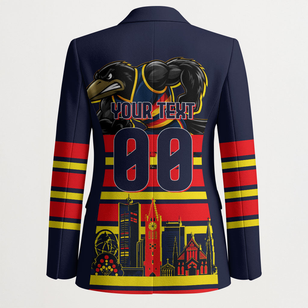 Personalised Adelaide Crows City Of Football Team Blazer Adelaide City Skyline Illustration Sport Fan