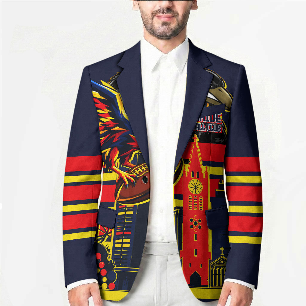 Personalised Adelaide Crows City Of Football Team Blazer Adelaide City Skyline Illustration Sport Fan