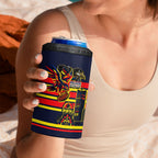 Personalised Adelaide Crows City Of Football Team 4 in 1 Can Cooler Tumbler Adelaide City Skyline Illustration Sport Fan