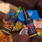 Personalised Adelaide Crows City Of Football Team 4 in 1 Can Cooler Tumbler Adelaide City Skyline Illustration Sport Fan
