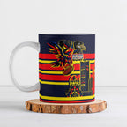 Personalised Adelaide Crows City Of Football Team Ceramic Mug Adelaide City Skyline Illustration Sport Fan