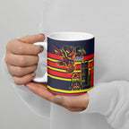 Personalised Adelaide Crows City Of Football Team Ceramic Mug Adelaide City Skyline Illustration Sport Fan