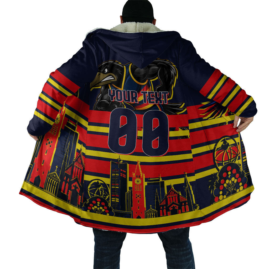 Personalised Adelaide Crows City Of Football Team Cloak Adelaide City Skyline Illustration Sport Fan