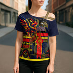 Personalised Adelaide Crows City Of Football Team Cross Shoulder Shirt Adelaide City Skyline Illustration Sport Fan