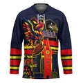 Personalised Adelaide Crows City Of Football Team Hockey Jersey Adelaide City Skyline Illustration Sport Fan
