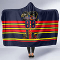 Personalised Adelaide Crows City Of Football Team Hooded Blanket Adelaide City Skyline Illustration Sport Fan