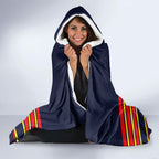 Personalised Adelaide Crows City Of Football Team Hooded Blanket Adelaide City Skyline Illustration Sport Fan
