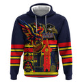 Personalised Adelaide Crows City Of Football Team Hoodie Adelaide City Skyline Illustration Sport Fan
