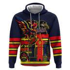 Personalised Adelaide Crows City Of Football Team Hoodie Adelaide City Skyline Illustration Sport Fan