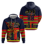 Personalised Adelaide Crows City Of Football Team Hoodie Adelaide City Skyline Illustration Sport Fan