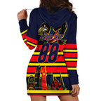 Personalised Adelaide Crows City Of Football Team Hoodie Dress Adelaide City Skyline Illustration Sport Fan