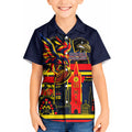 Personalised Adelaide Crows City Of Football Team Kid Hawaiian Shirt Adelaide City Skyline Illustration Sport Fan