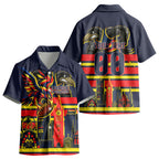 Personalised Adelaide Crows City Of Football Team Kid Hawaiian Shirt Adelaide City Skyline Illustration Sport Fan