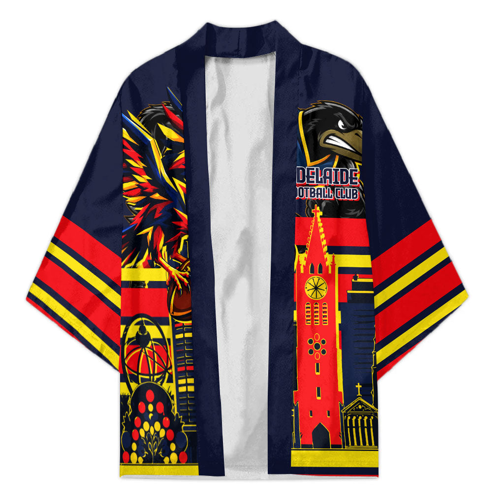 Personalised Adelaide Crows City Of Football Team Kimono Adelaide City Skyline Illustration Sport Fan