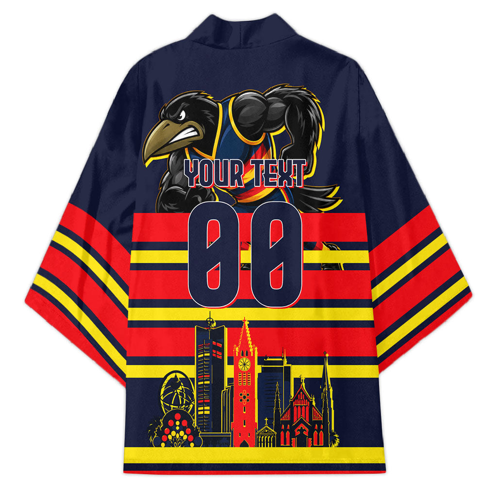 Personalised Adelaide Crows City Of Football Team Kimono Adelaide City Skyline Illustration Sport Fan
