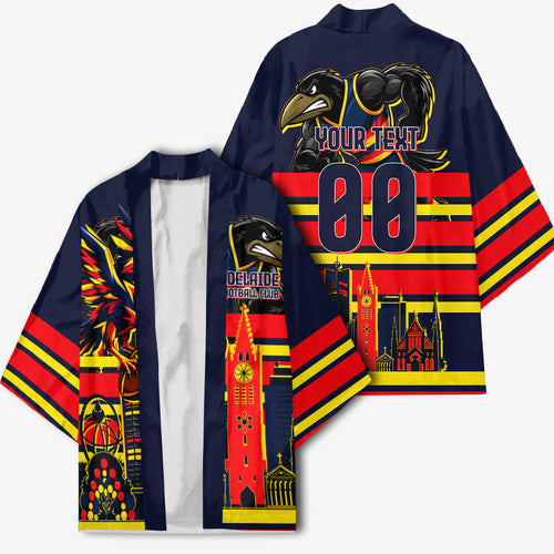 Personalised Adelaide Crows City Of Football Team Kimono Adelaide City Skyline Illustration Sport Fan
