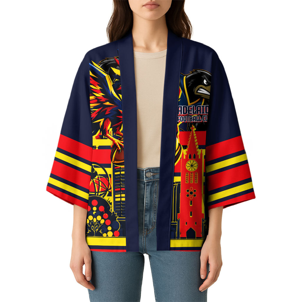 Personalised Adelaide Crows City Of Football Team Kimono Adelaide City Skyline Illustration Sport Fan