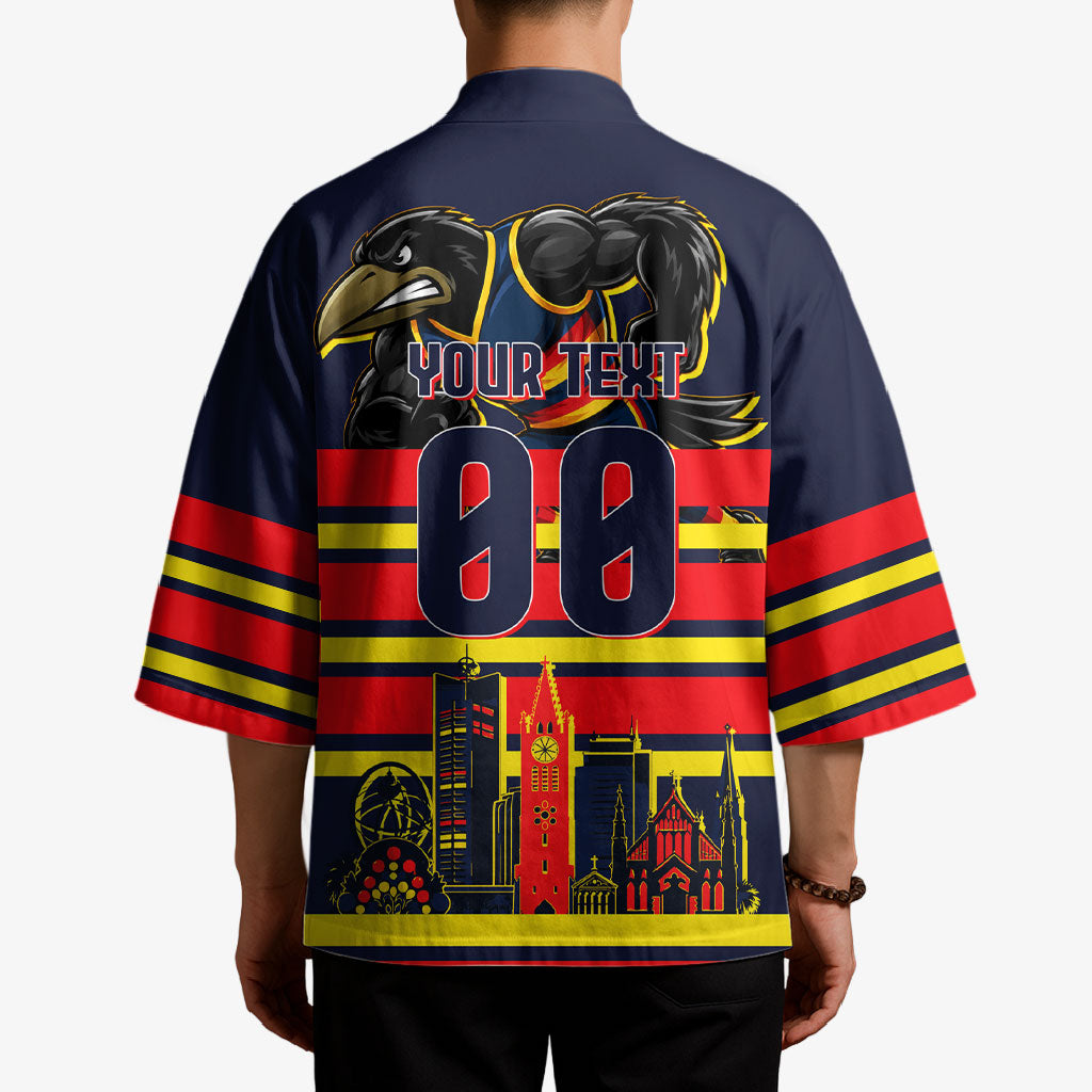 Personalised Adelaide Crows City Of Football Team Kimono Adelaide City Skyline Illustration Sport Fan