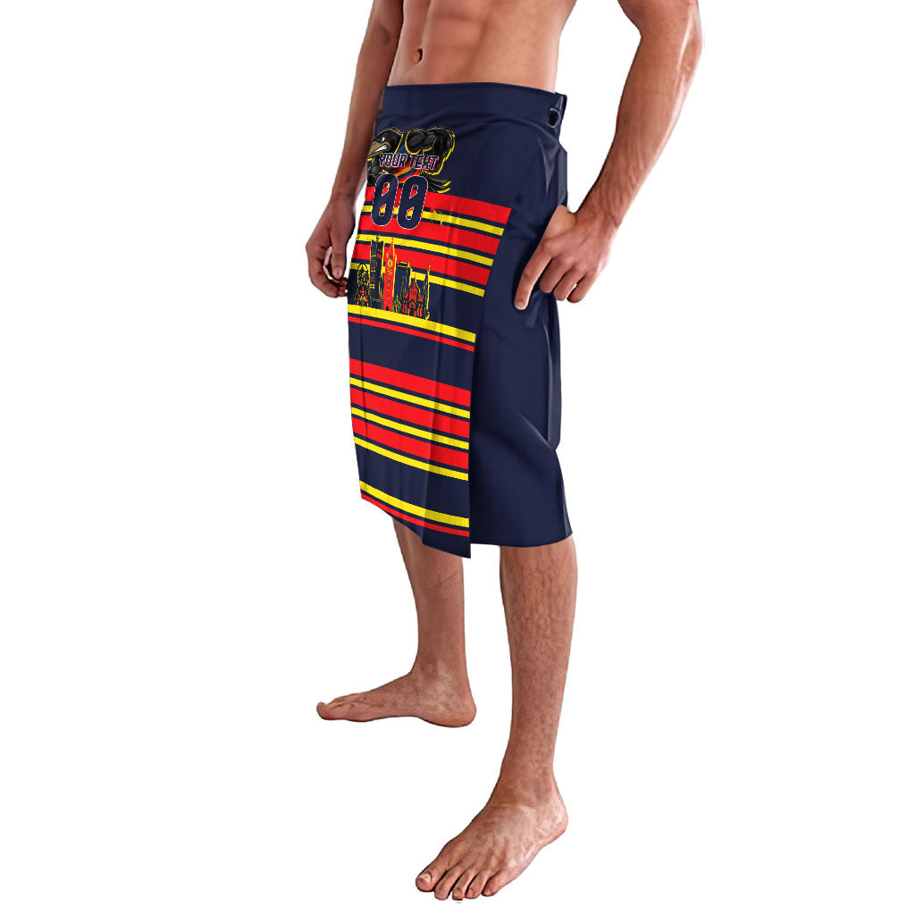 Personalised Adelaide Crows City Of Football Team Lavalava Adelaide City Skyline Illustration Sport Fan