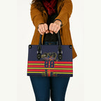 Personalised Adelaide Crows City Of Football Team Leather Bag Adelaide City Skyline Illustration Sport Fan
