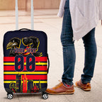 Personalised Adelaide Crows City Of Football Team Luggage Cover Adelaide City Skyline Illustration Sport Fan