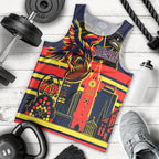 Personalised Adelaide Crows City Of Football Team Men Tank Top Adelaide City Skyline Illustration Sport Fan