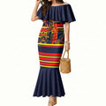 Personalised Adelaide Crows City Of Football Team Mermaid Dress Adelaide City Skyline Illustration Sport Fan