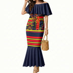Personalised Adelaide Crows City Of Football Team Mermaid Dress Adelaide City Skyline Illustration Sport Fan